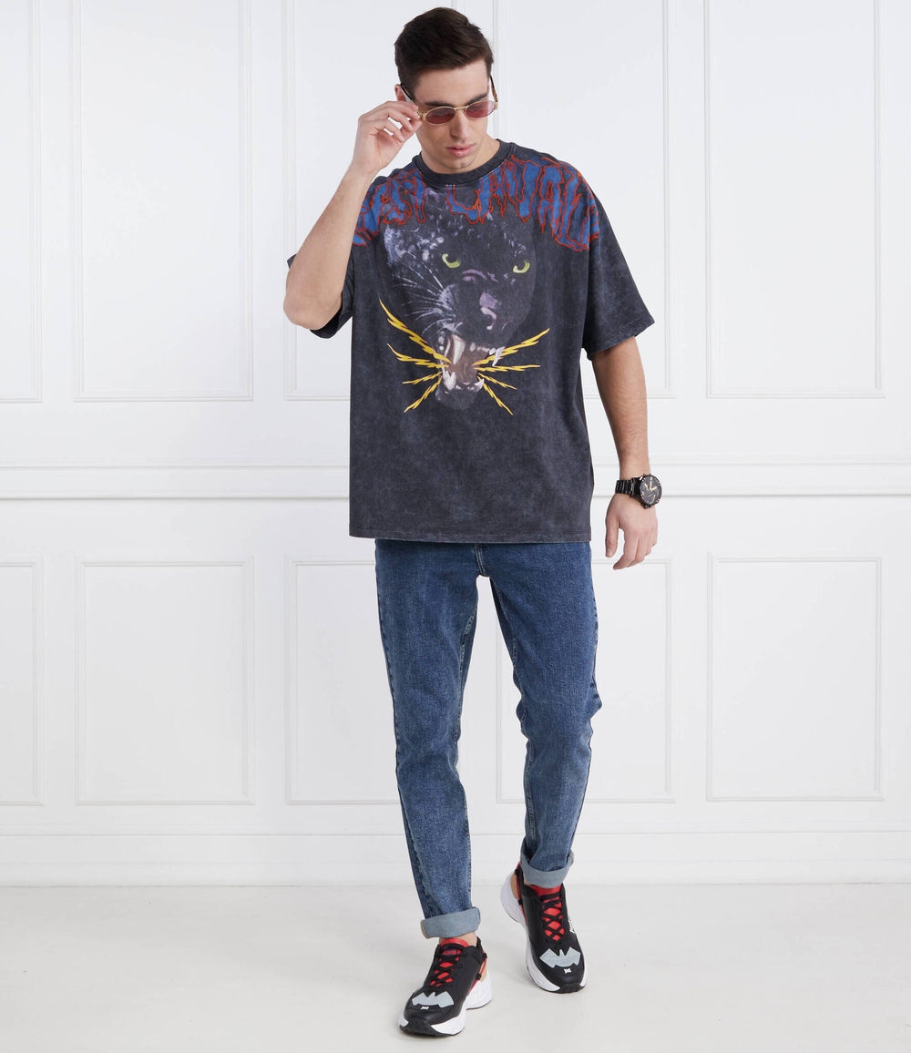 Футболка Just Cavalli - графитовый(76OAHG01CJ318)