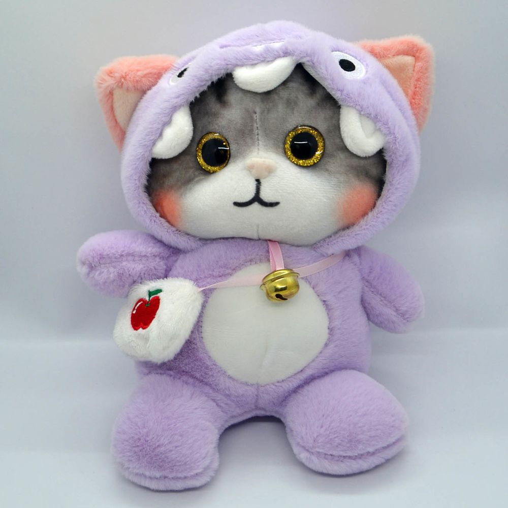 Мягкая игрушка "Котик в костюме монстра" 21 см