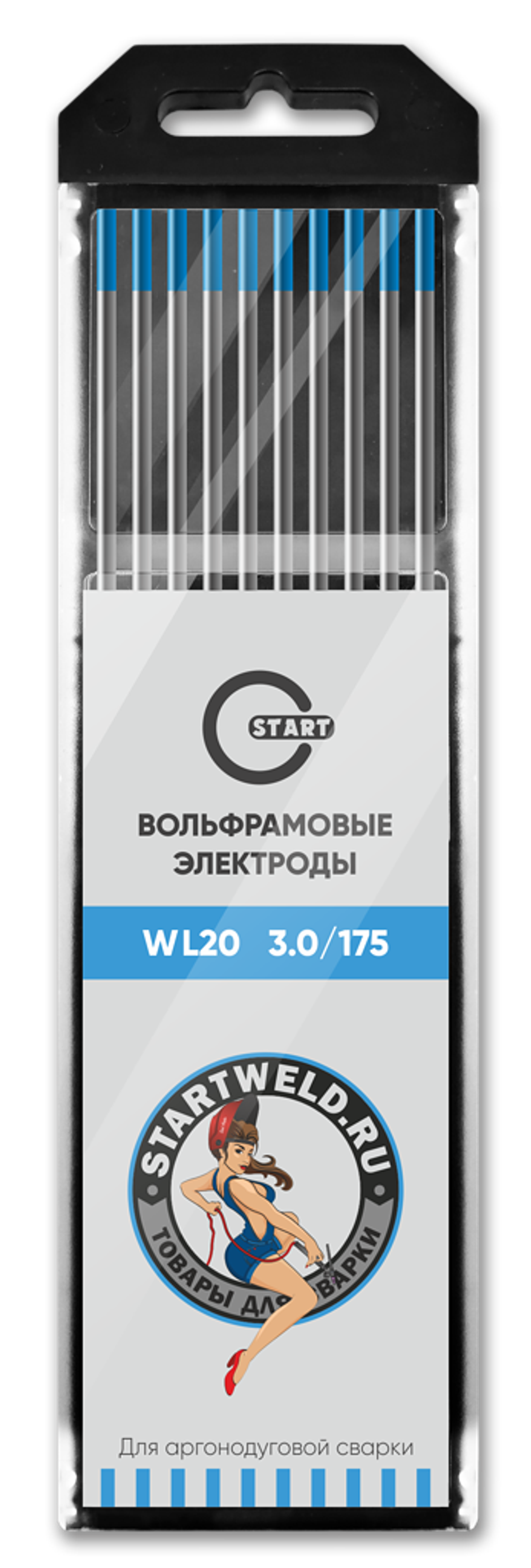 Вольфрамовый электрод WL 20 3,0/175 (голубой) WL2030175