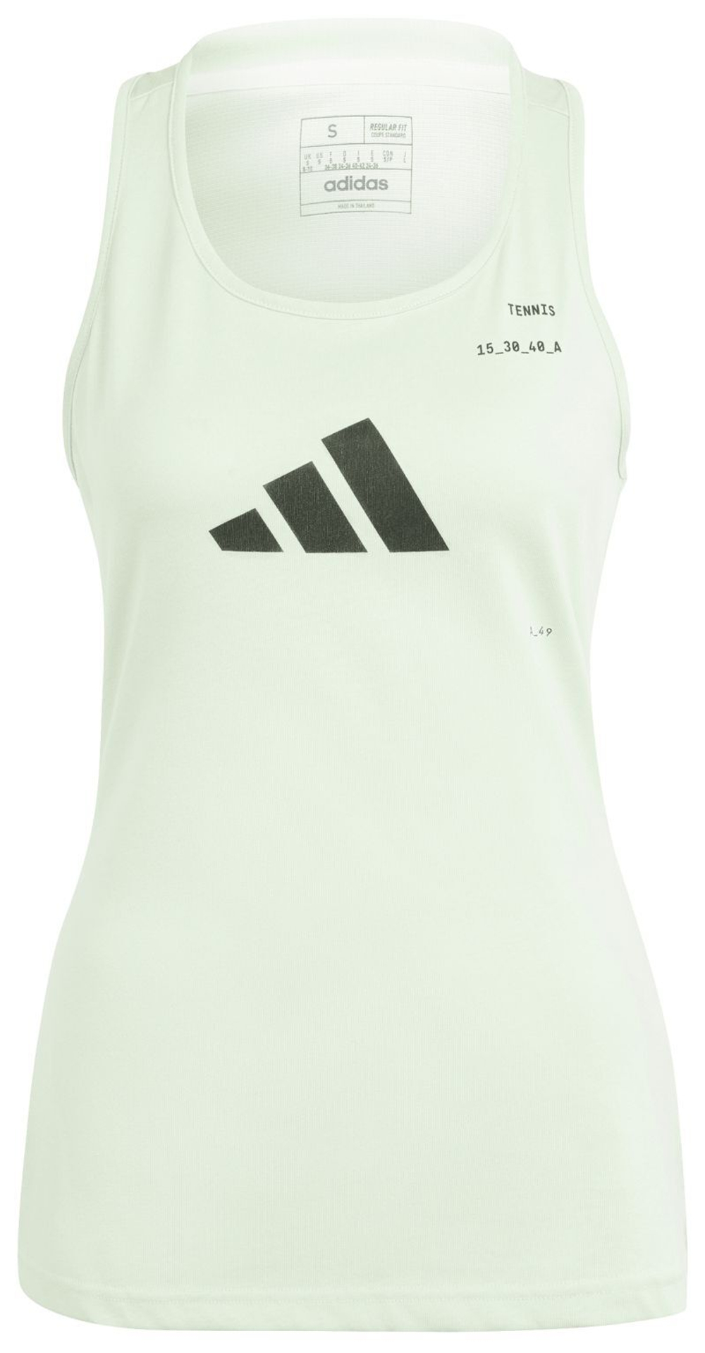 Женский топ теннисный Adidas Graphic Tank Top - semi green spark