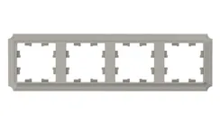 Рамка пластиковая на 4 поста универсальная Systeme Electric AtlasDesign Antique Шампань ATN100504