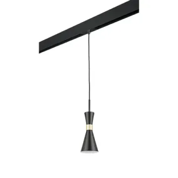 Комплект с подвесом 1*Е27 PRO816017 чёрный/золото Dumo Pro Lightstar