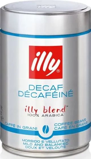 Кофе в зернах illy Decaf, без кофеина, 250 г
