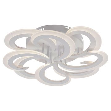 Потолочный светодиодный светильник 8462/4+4A WHT 112W Smart (Алиса) белый Profit Light