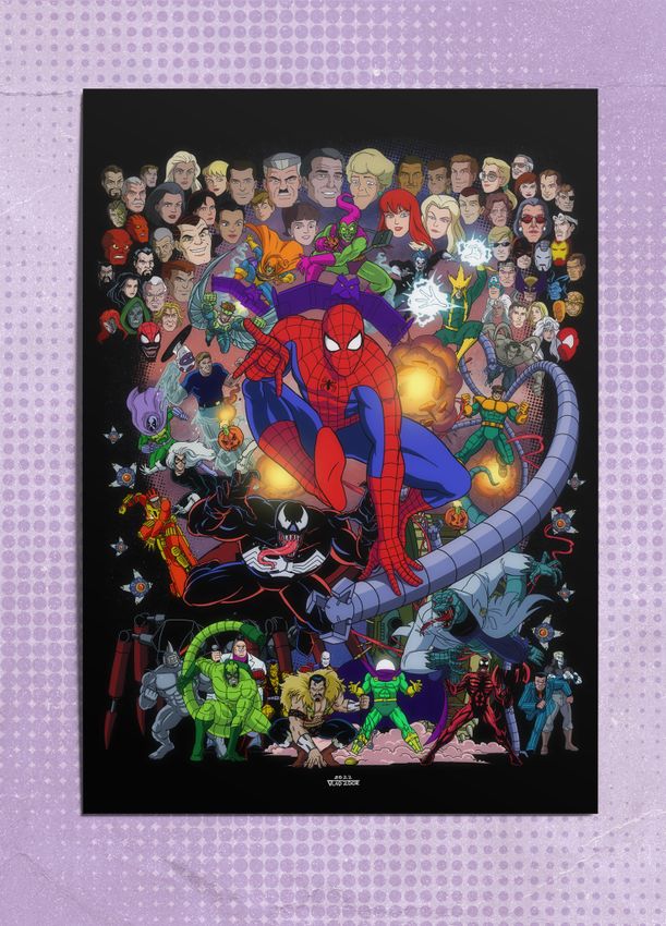 Открытка "Spider-Man 1994 Tribute"