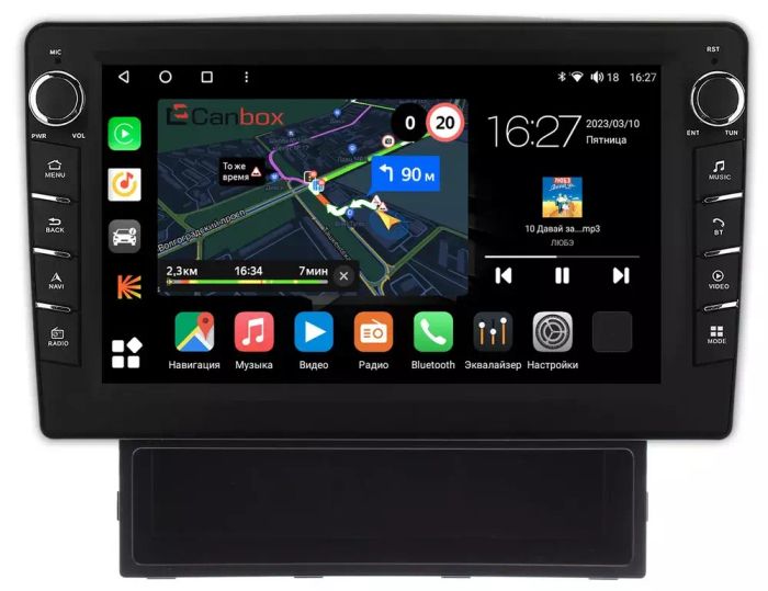 Магнитола для Nissan AD 2006-2022 - Canbox 9384 Android 10, Быстрая, CarPlay, 4G SIM-слот