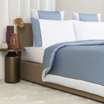 Постельное белье Colour Block Dusty Azure/Milk (240 x 220 см)
