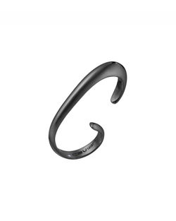 Кольцо на два пальца — Caviar Jewellery, черный, фото 2