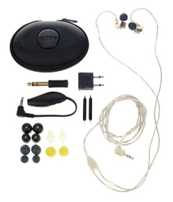 SHURE SE535-CL-EFS наушники внутриканальные (наушники вставные), три драйвера, прозрачные