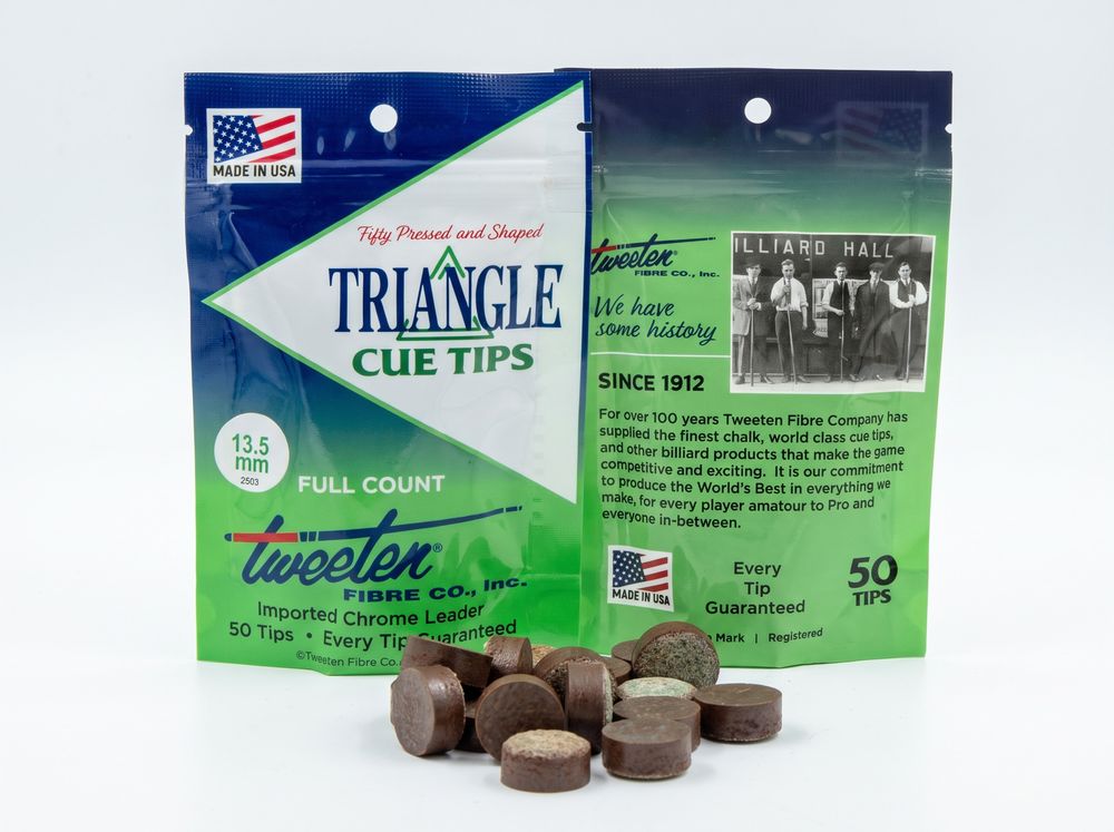 Упаковка наклеек для кия "Triangle"13,5 мм (50 шт)