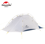 Палатка Naturehike Cloud Up-Wing Si 2-местная, алюминиевый каркас, серо-синяя, артикул NH19ZP083-2-2WDGRBL
