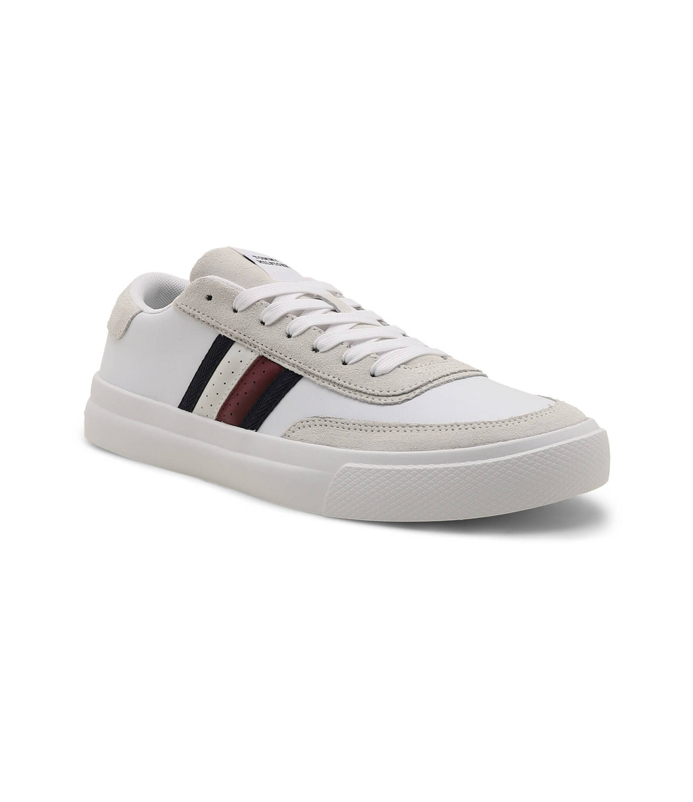 Кожаные кроссовки Tommy Hilfiger - белый(FM0FM04975)