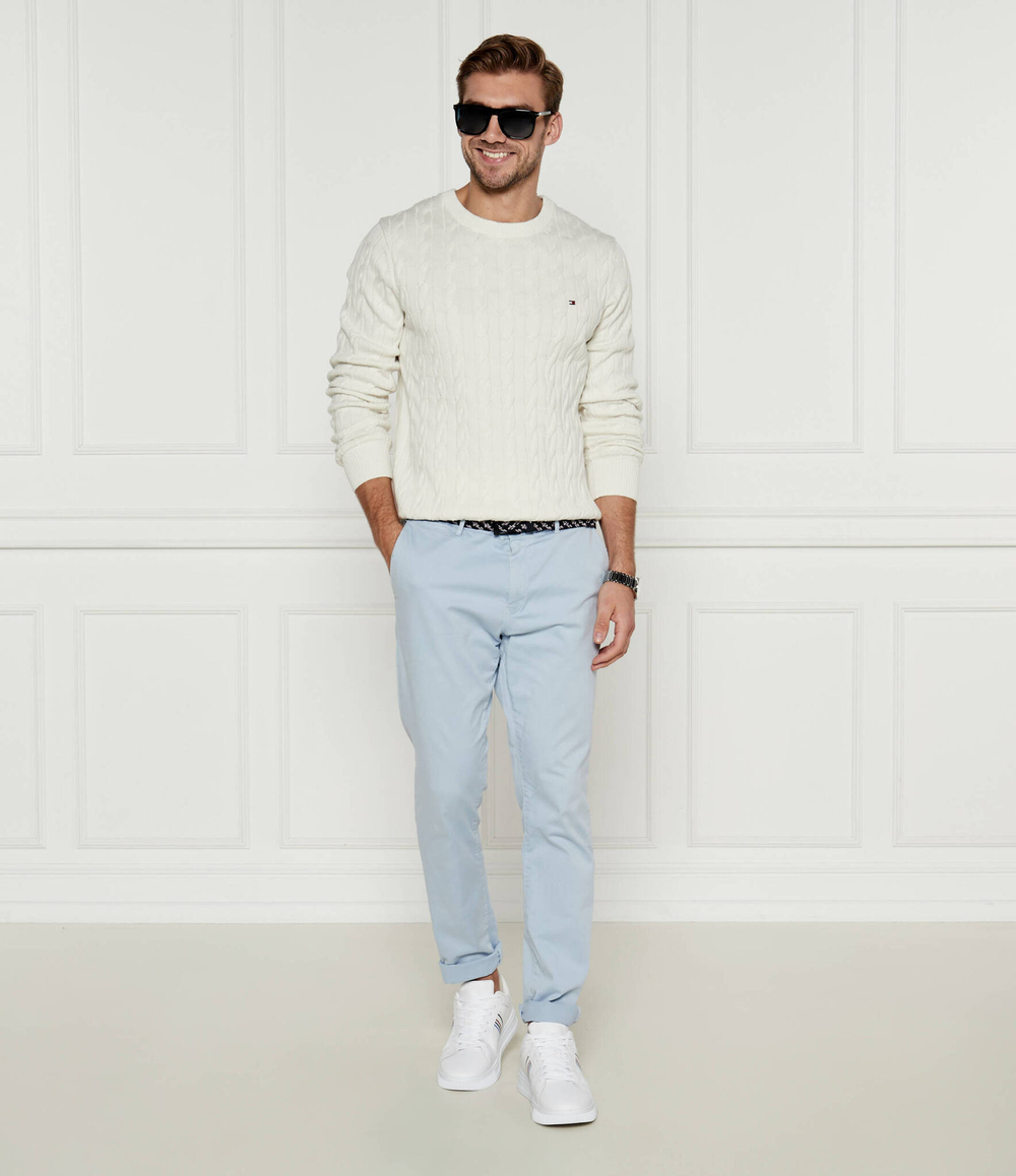Свитер CLASSIC CABLE Tommy Hilfiger - кремовый (MW0MW33132)