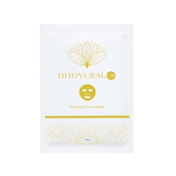 Омолаживающая маска с фуллеренами и пептидами HITOYURAI +30 Premium Face Mask