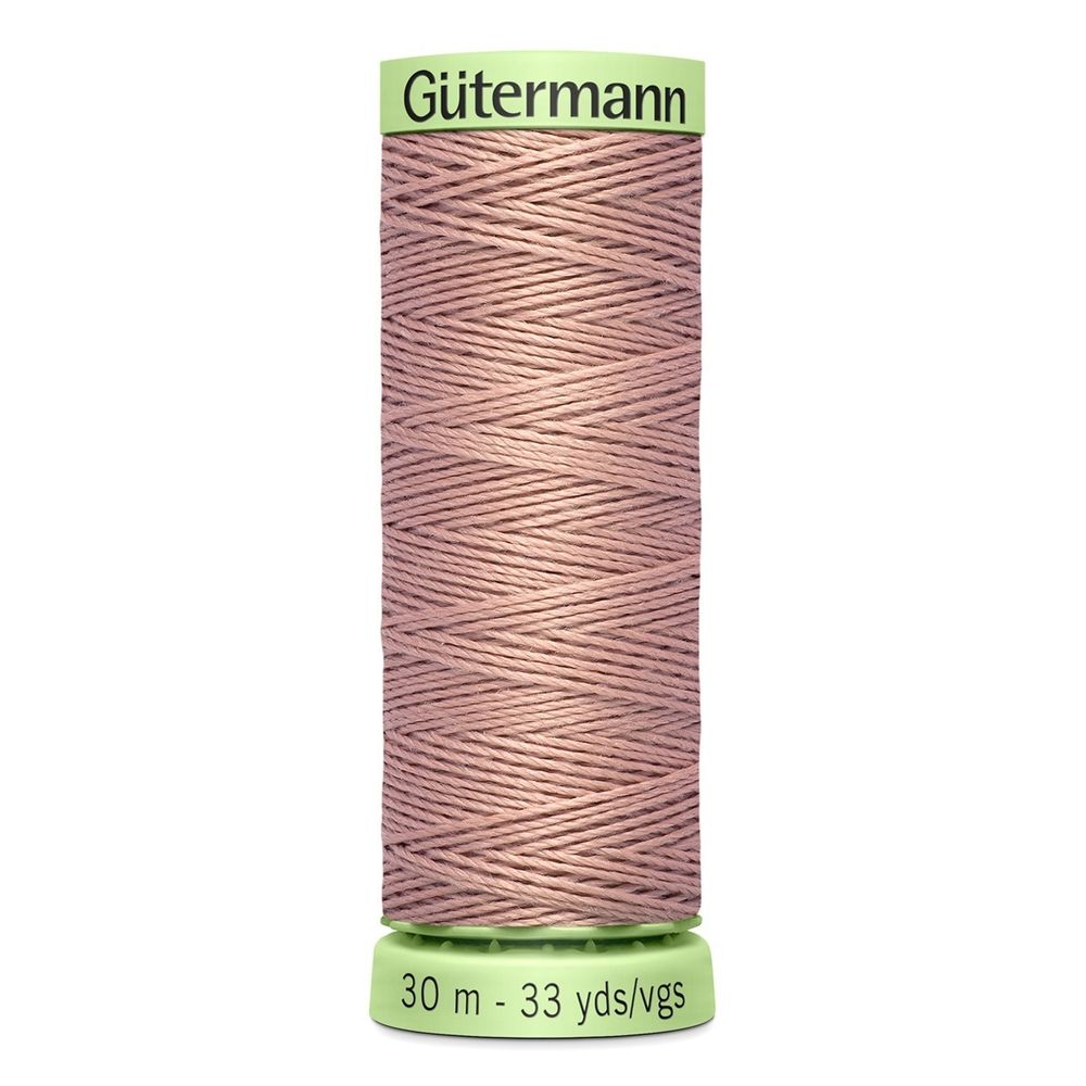 Нитки отделочные Gutermann Top Stitch 30 (30 метров), 5 кат. | 991 розово-бежевая пудра