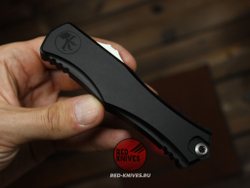 Нож Microtech HERA 2 S/E - темная рукоять, клинок стоунвош МТ21