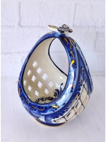 Конфетница Лукошко Гжель