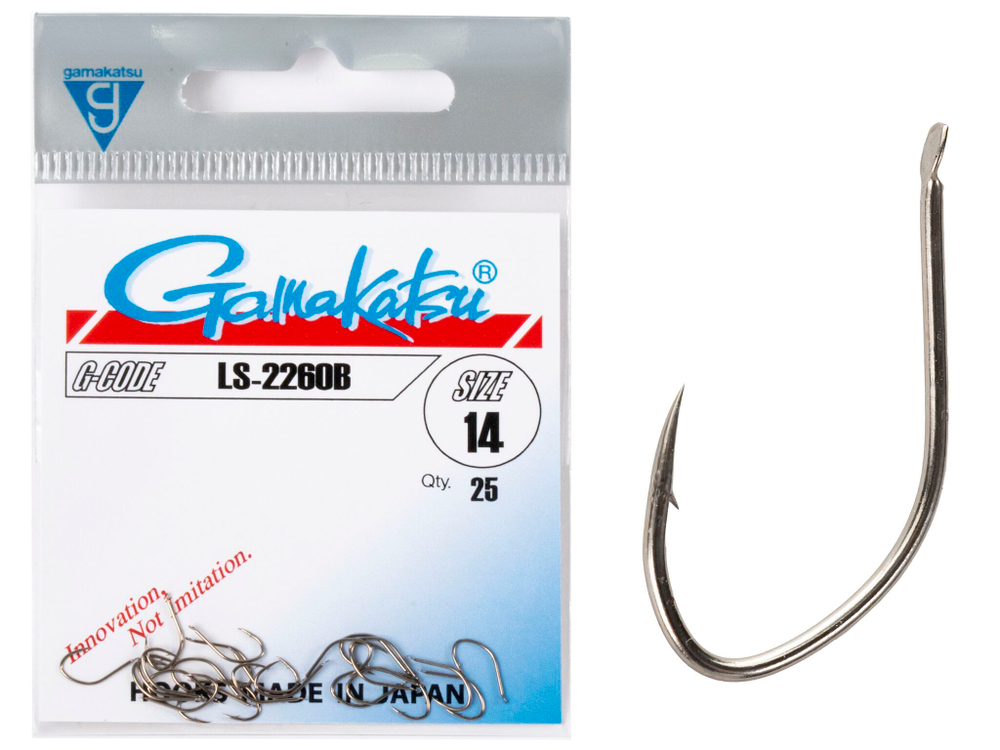 Крючки Gamakatsu LS-2260B HOOKS BRONZE разм. 14 25шт.