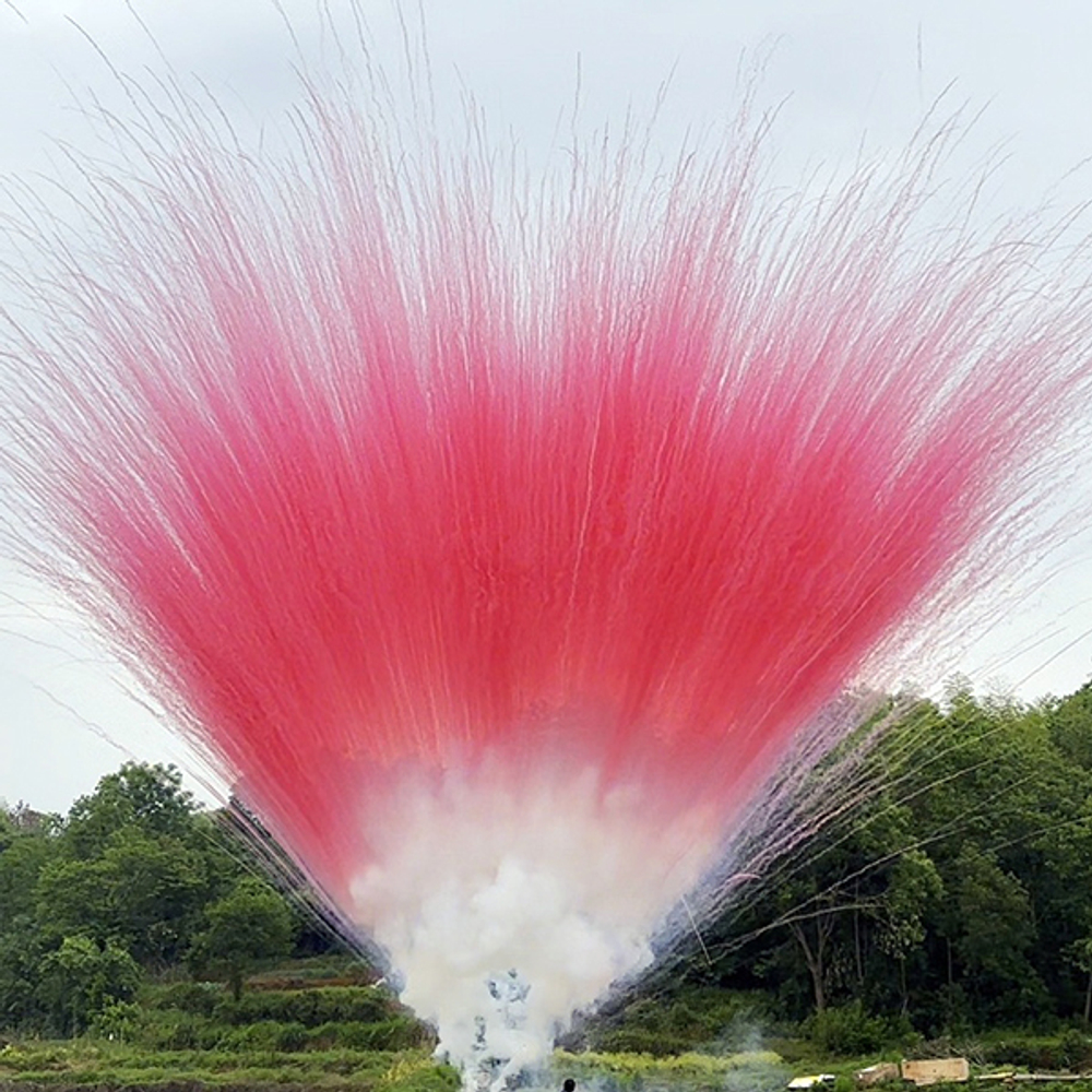 СУ0305012 Дневная веерная батарея салютов "SMOKE MINE" (1,2" х 50 залпов)