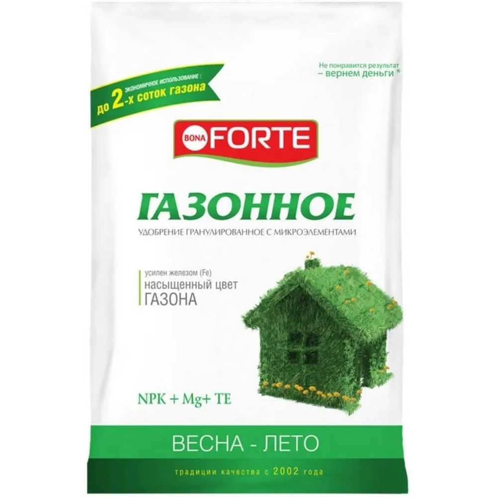 Удобрение гранулированное с микроэл <Бона Форте> Марка NPK 17-10-14 (Газонное) 5кг