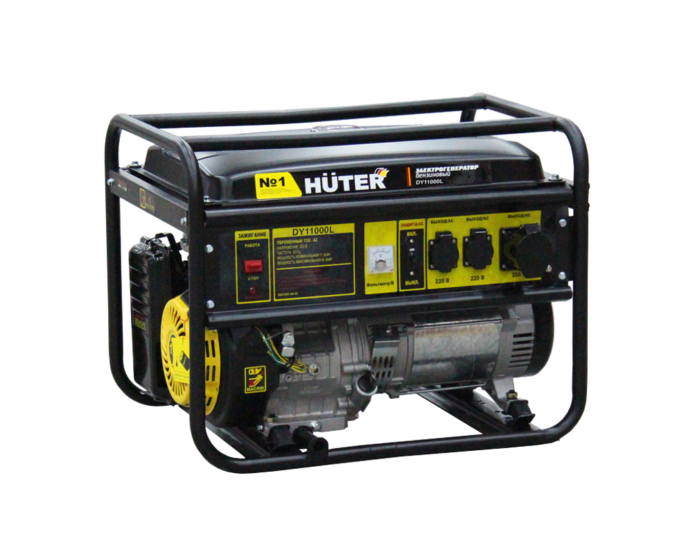 Бензиновый генератор (9 кВт) Huter DY11000L