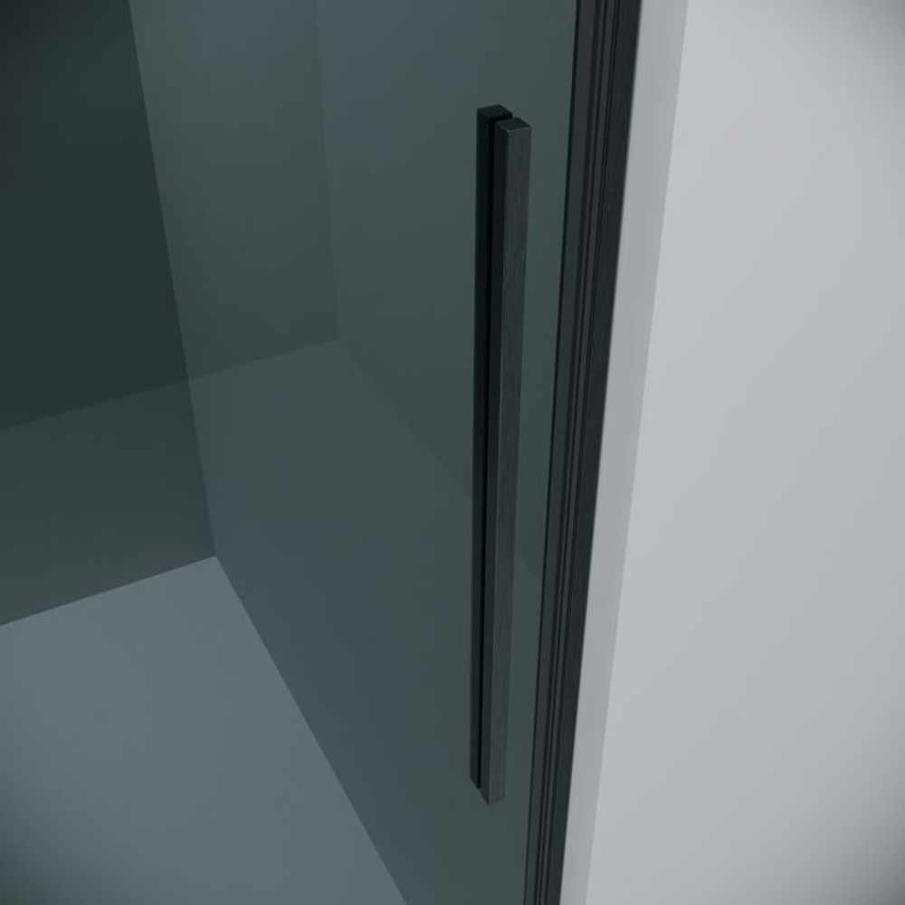 Боковая стенка Grossman Galaxy 200.K33.01.100.42.10 (100х195) графит сатин,стекло тонированное, 1 место