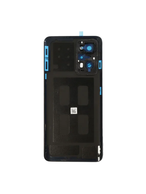 Задняя крышка для Realme GT NEO 2 черная (Black) со стеклом камеры