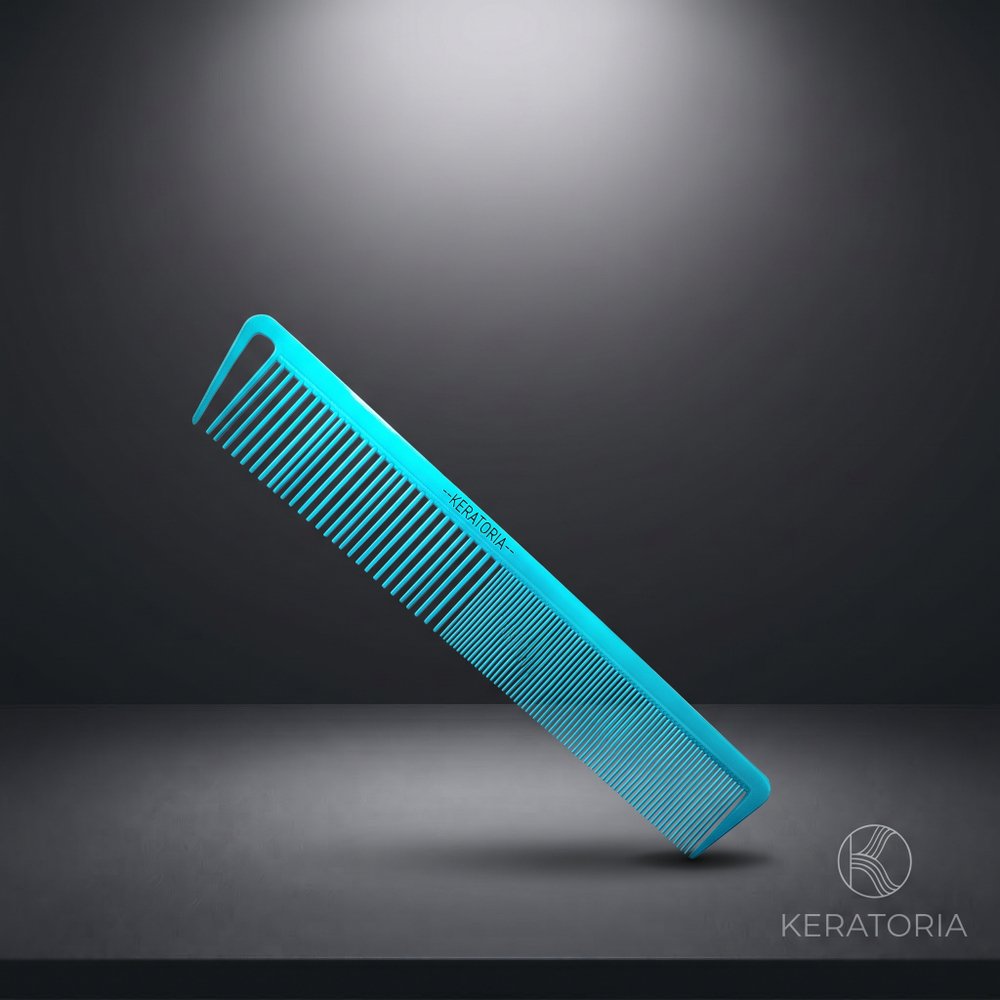 Расчёска карбоновая комбинированная Keratin Tools