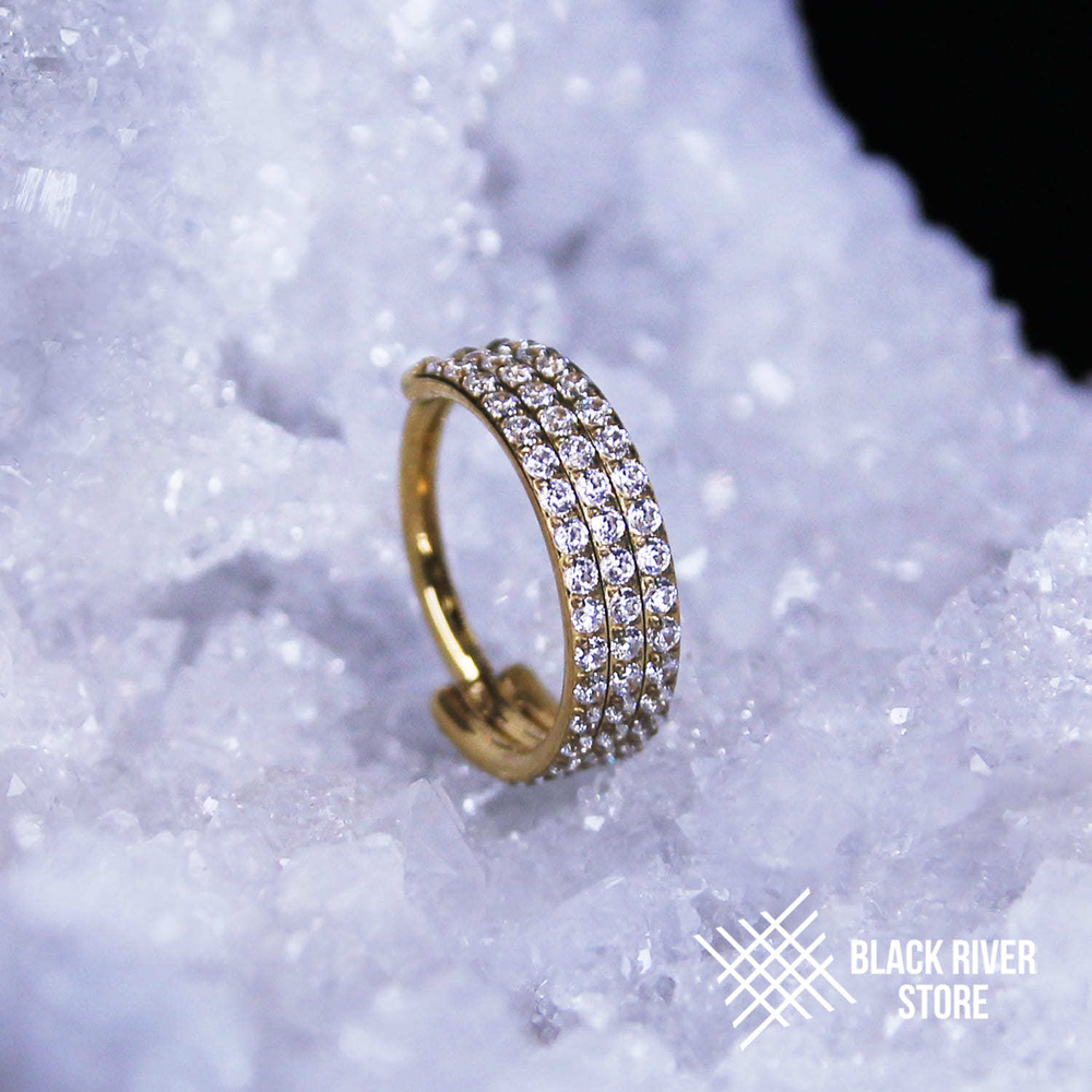 Кликер IG Kelly Crystal PVD Yellow 1.2мм
