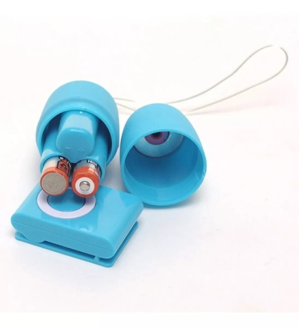 Вибро яйцо с дистанционным пультом управления Vibrating Eggs Remote Control mp3 (голубой) (Цвет: голубой)