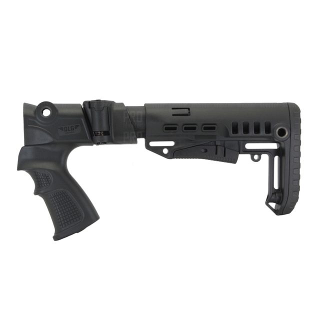 Пластиковый приклад МР-155, -135, DLG Tactical налево