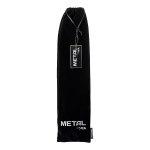 Серебристая анальная втулка 45см с бело-розовым хвостом размер S ToyFa Metal 712028-S