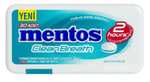 MENTOS Пастилки CleanBreath с цинком со вкусом мяты без сахара, 2 часа свежее дыхание, 21 г, Турция