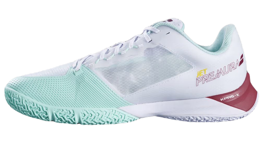 Мужские кросовки для Padel Babolat Jet Premura 2 Lebron - white/red dahlia