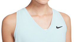 Женский топ теннисный Nike Court Dri-Fit Victory Tank - небесный