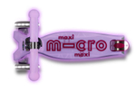Самокат Maxi Micro Deluxe Glow (светящийся) LED яркий сиреневый