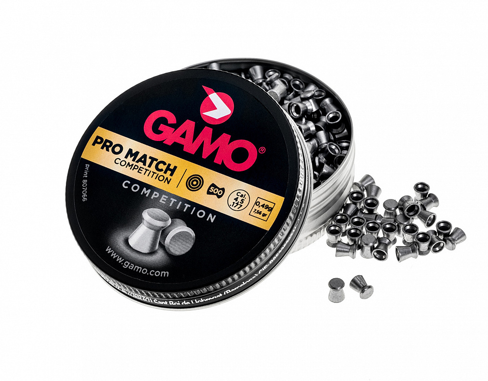 Пули пневматические Gamo Pro Match 4,5 мм (500 шт) 6321834-IP