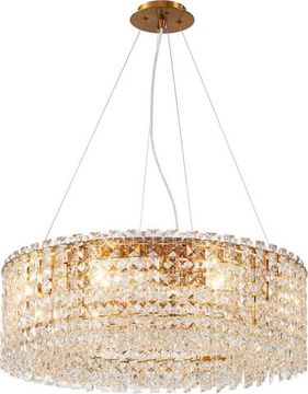 Люстра подвесная 8*Е14 2179/05/08P бронза Delone Stilfort