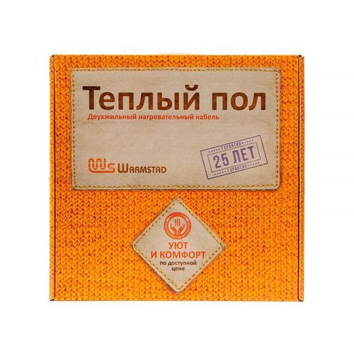 Кабель нагревательный Warmstad WSS 9 м² 1360 Вт без термостата