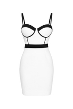Платье-футляр Black&White mini