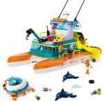 Конструктор Лего Френдс Морская спасательная лодка | LEGO Friends Sea Rescue Boat - 41734, 717 деталей (7+)