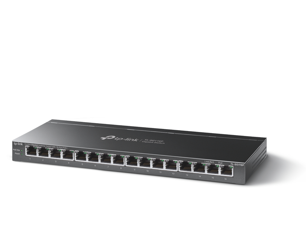Коммутатор TP-Link TL-SG116P