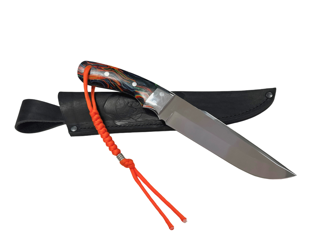 Нож Джокер, цельнометаллический, Bohler K340, микарта