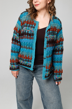 Пряжа TWEED’N MERINO с коричневыми крапинками, 500г