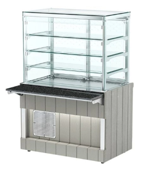 Витрина холодильная REFETTORIO Kids RSK11CS, стеклопакет