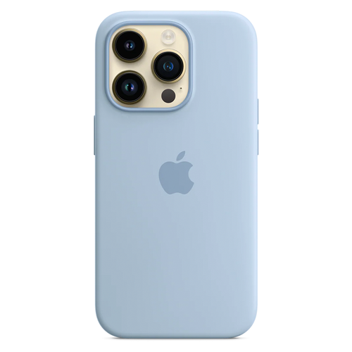 Силиконовый чехол с поддержкой MagSafe Apple Silicone Case для iPhone 14 Pro, Sky (Чистое небо)