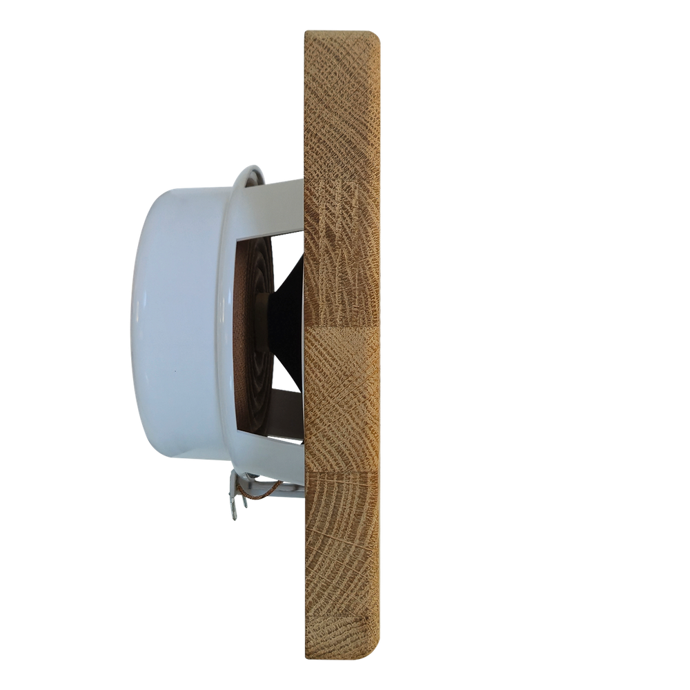 Влагостойкий динамик с декоративной дубовой сеткой SW 525 Wood AMG SQUARE, для бани и сауны