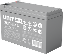 Аккумулятор UNIT 12UPHL44 ( 44 Вт/эл / 12В ) AGM