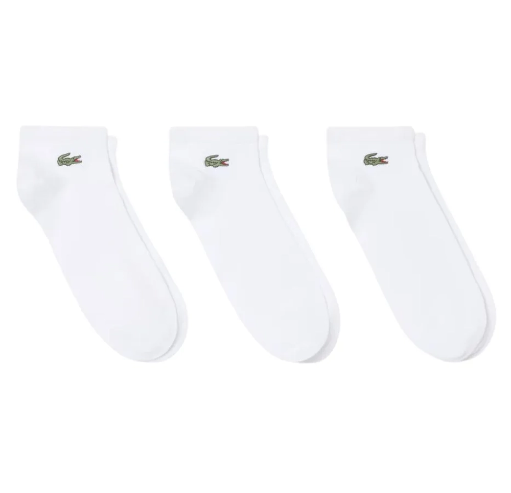 Теннисные носки Lacoste Low Cut 3P - white