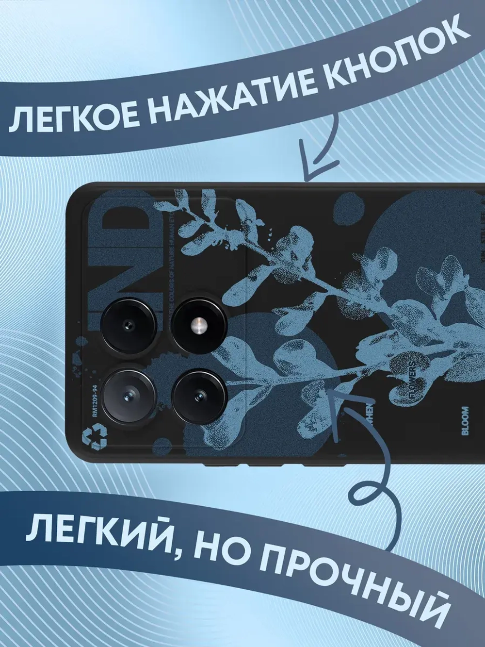 Чехол Xiaomi Poco X6 Pro с принтом